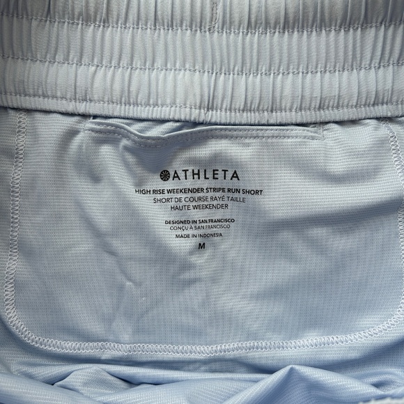 NEW Athleta Weekender Stripe Run Short - Picture 4 of 4